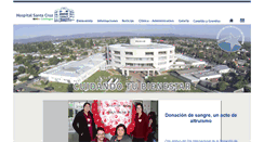 Desktop Screenshot of hospitalsantacruz.cl